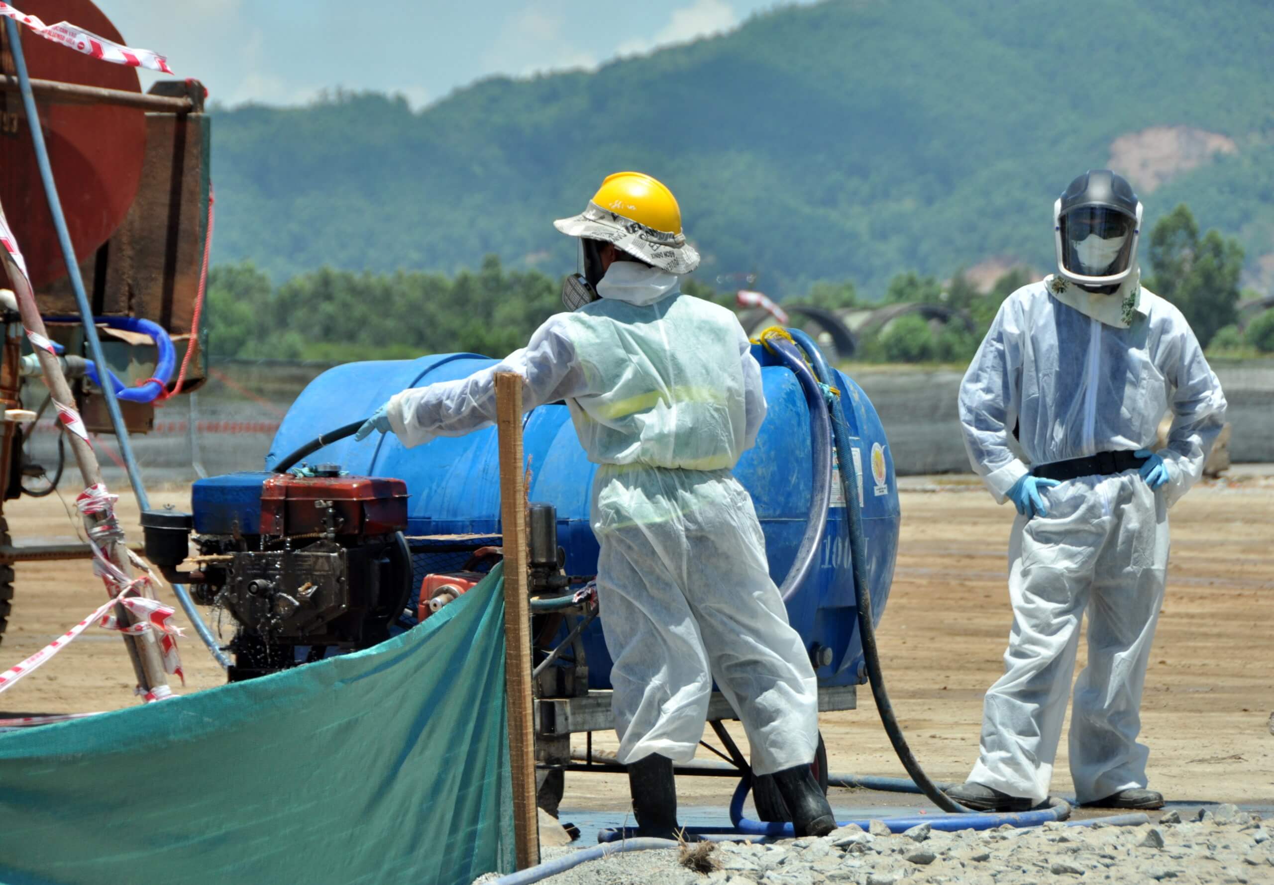 Environmental Remediation Progress at the Danang Airport site